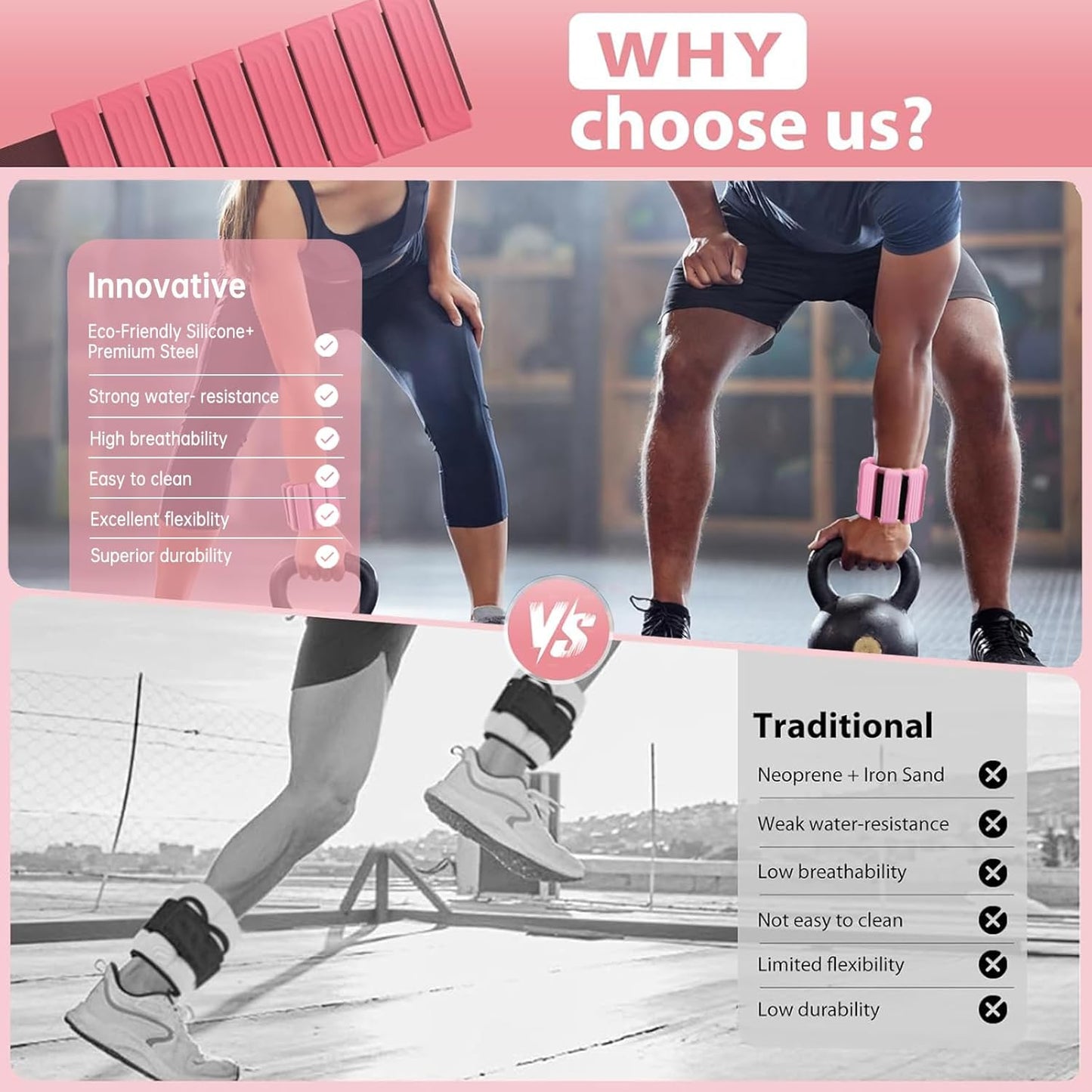 Pilates Wrist and Ankle Weights